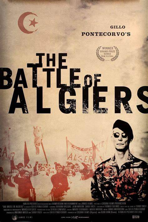 broadcasting of the algerian movie "Battle of Algiers"