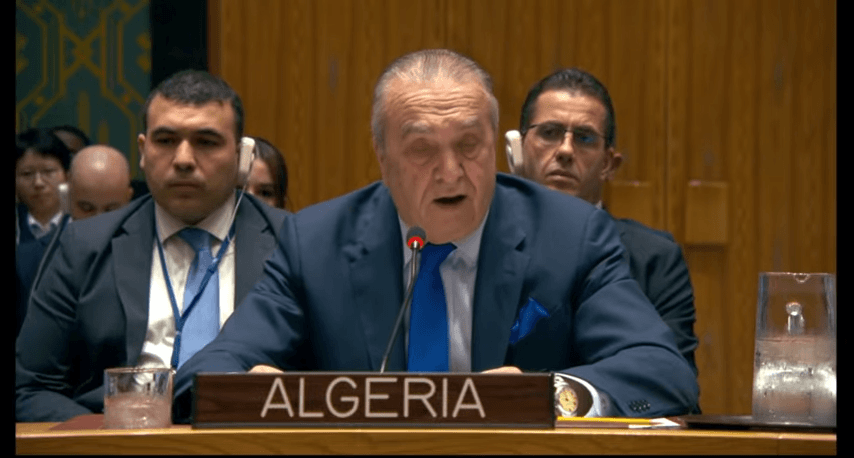 Statement by Ambassador Amar Bendjama at UNSC after the vote on a resolution on Western Sahara